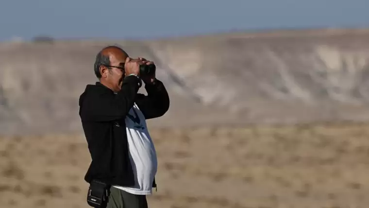 Nadir görüntülenen dağ cılıbıtı Birecik'te objektiflere yansıdı! 4