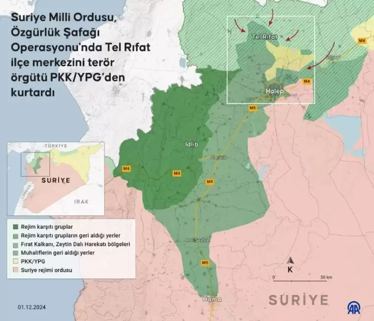 Tel Rıfat SMO’nun kontrolünde, YPG Halep’ten çekiliyor 2