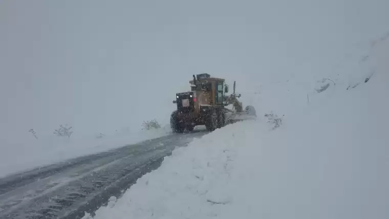 Doğu Anadolu'da şiddetli kar 4 ilde ulaşımı felç etti 3