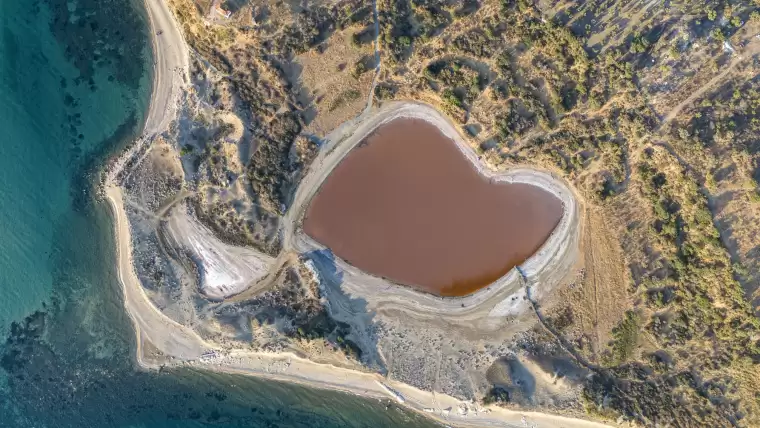 Çanakkale'nin "Pembe Göl"ü: Doğanın eşsiz güzelliği 2