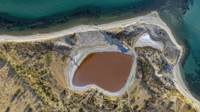 Çanakkale'nin "Pembe Göl"ü: Doğanın eşsiz güzelliği 1