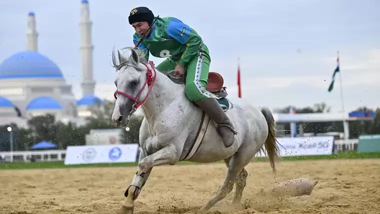 Dünya Göçebe Oyunları'nda geleneksel Türk - Kazak kültürü sergilendi 4