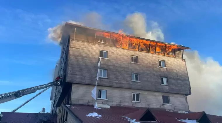 Bolu'daki yangın faciasından kareler 10