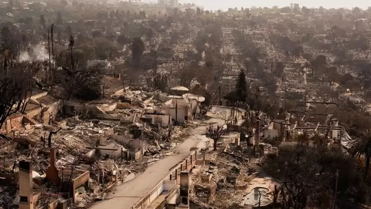 Los Angeles yangını 9. gününde! Büyük tehlike kapıda 8