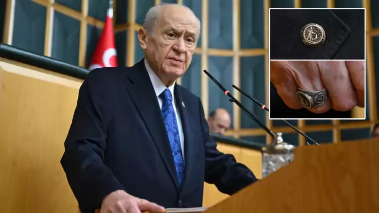 Devlet Bahçeli’nin taktığı yüzük ve rozetin anlamı: “Kür Şad ve Bozkurt” 7