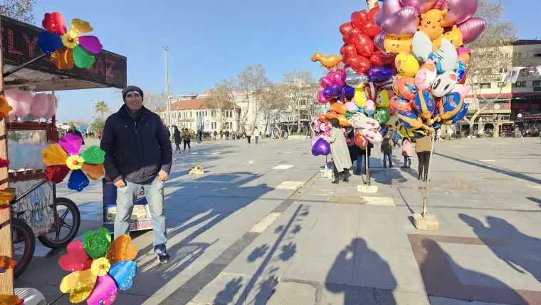 Bandırmalılar ocak ortasında sahilleri doldurdu 1