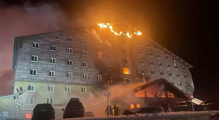 Bolu'daki yangın faciasından kareler 3