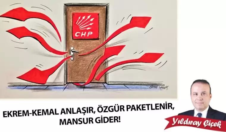 Ekrem-Kemal anlaşır, Özgür paketlenir, Mansur gider!