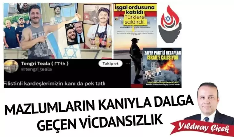 Mazlumların kanıyla dalga geçen vicdansızlık