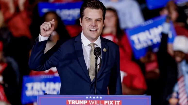 Trump, Adalet Bakanı olarak Matt Gaetz'i aday gösterdi