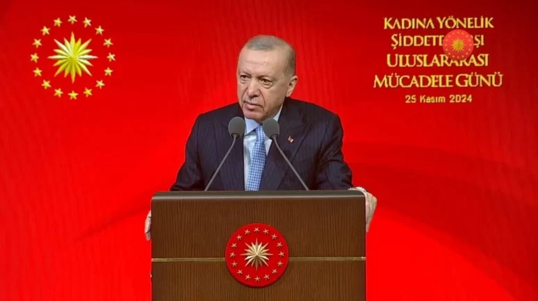 Cumhurbaşkanı Erdoğan: Kadına şiddet insanlığa ihanettir