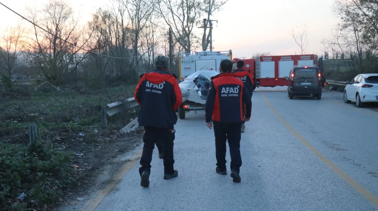 Sakarya Nehri üzerinde hareketli dakikalar: Ekipler seferber oldu