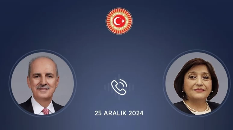 Kurtulmuş'tan, uçak kazasında ölenler için Azerbaycanlı mevkidaşı Gafarova'ya başsağlığı telefonu