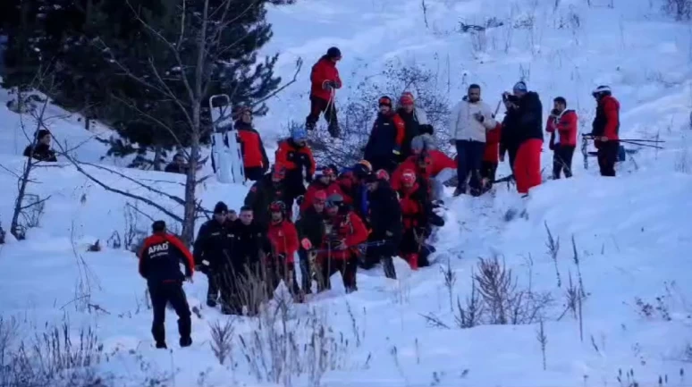 Palandöken'de çığ faciası! Ölü ve yaralılar var