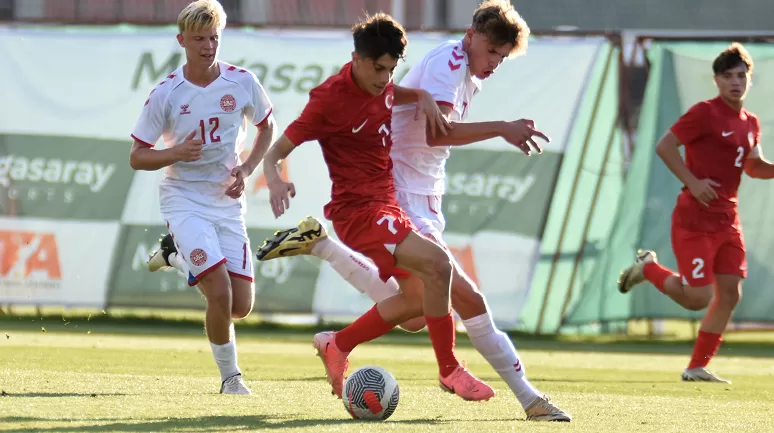 Türkiye U16 Milli Takımı, Danimarka'yı 4-2 mağlup ederek zafere ulaştı