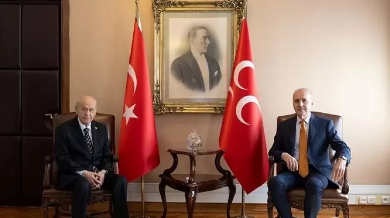 Numan Kurtulmuş, Devlet Bahçeli'yi ziyaret etti