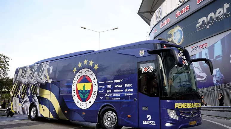 Fenerbahçe, derbi için stada geldi