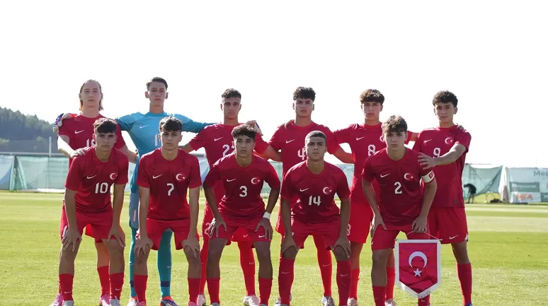 U16 Milli Takımı, Romanya'yı 5-1 mağlup etti