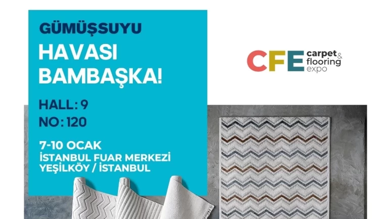 Gümüşsuyu Halı, Carpet and Flooring Expo 2025'teki yerini aldı