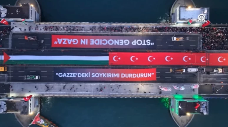 Ayasofya’dan Aksa’ya: İstanbul’da Gazze için tarihi yürüyüş