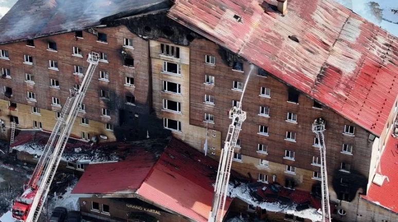 Bolu'daki yangın faciasında iki kişi tutuklandı