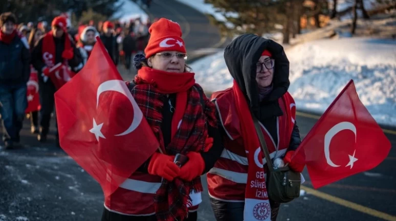 Türkiye Sarıkamış'ta şehitler için bir araya geldi