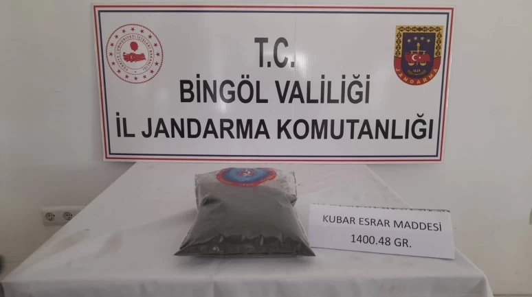 Bingöl’de uyuşturucu madde ve tüfek ele geçirildi