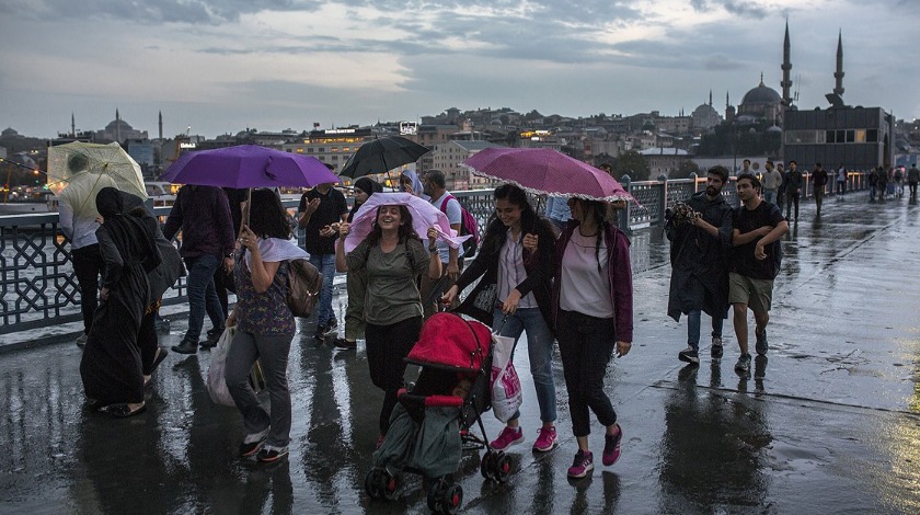 İstanbul için kuvvetli sağanak uyarısı