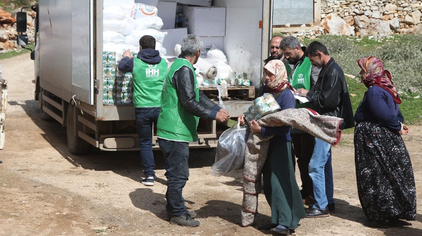 Afrin'deki 2 bin aileye yardım