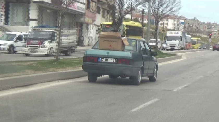 Bagaj üzerinde paket servisi