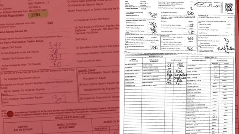 174 oy YSK'ya sıfır olarak gönderilmiş! İşte o belgeler