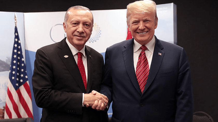 Cumhurbaşkanı Erdoğan, ABD Başkanı Trump'la görüştü