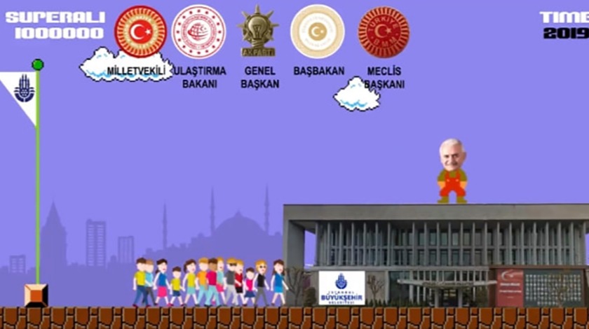 Binali Yıldırım'ın hizmetleri video oyunu oldu