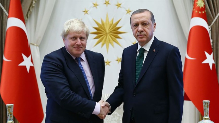 Erdoğan'dan Johnson'a tebrik telefonu