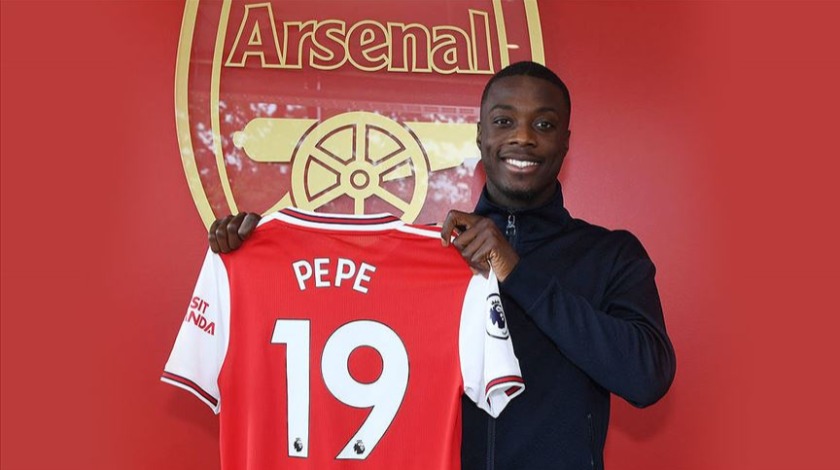 Pepe rekor bedelle Arsenal'de