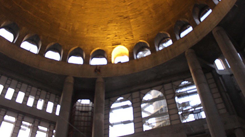 Taksim Camii'nin içi ilk kez görüntülendi