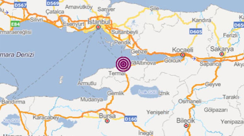 Marmara'da deprem