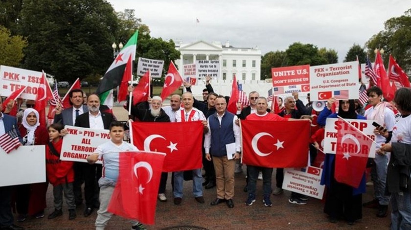 ABD'deki Türklerden Barış Pınarı Harekatı'na destek