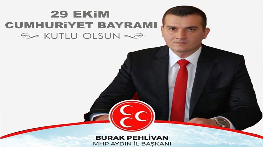 MHP Aydın İl Başkanlığı Cumhuriyet Bayramı kutlama mesajı