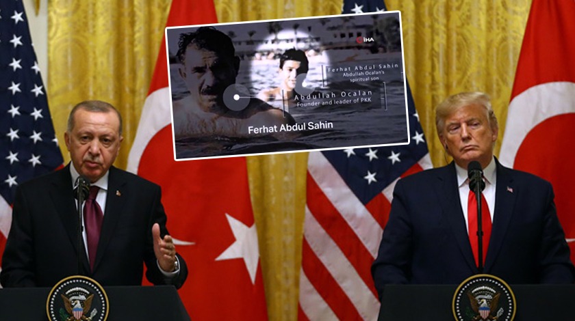 Erdoğan YPG'yi anlatan video izletti! Trump çok etkilendi