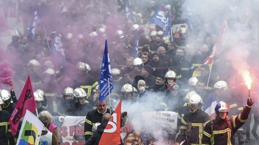 Hayat durdu! Macron'a şok! Çatışmalar başladı