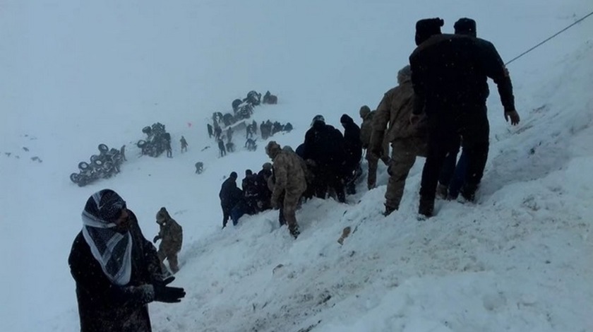 Facianın olduğu bölgede üçüncü çığ uyarısı