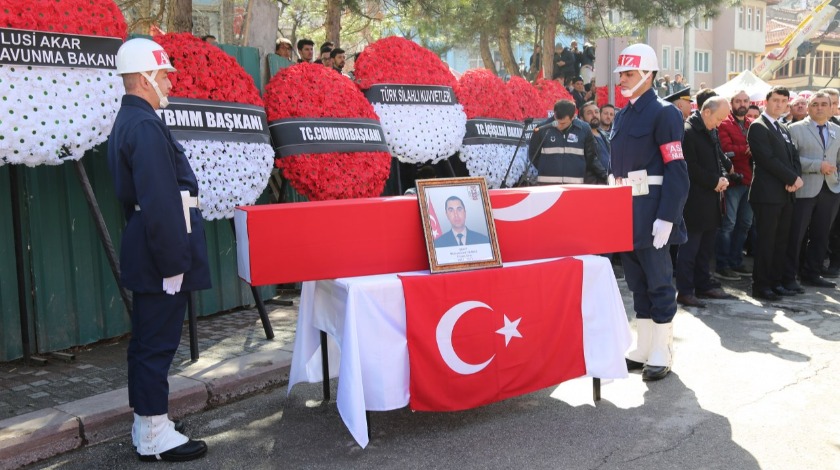 İdlip Şehidi Piyade Uzman Onbaşı Muhammed Yılmaz ebediyete uğurlandı