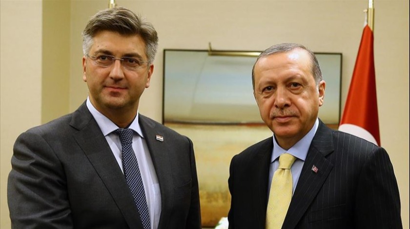 Erdoğan, Plenkovic ile telefonda görüştü