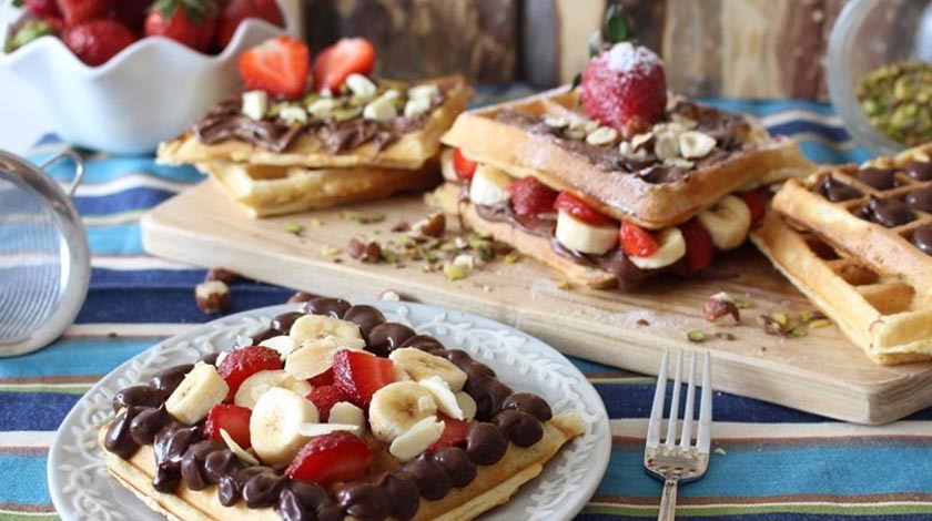 Evde waffle yapmak çok kolay