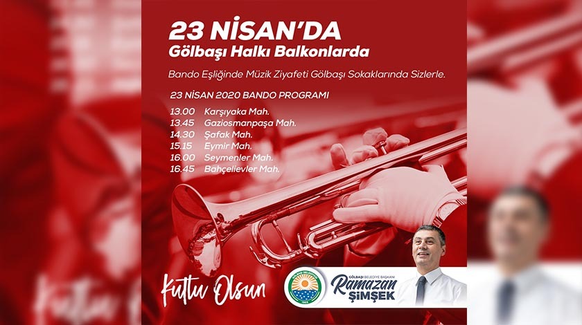 Gölbaşı sokakları bando takımıyla renklenecek