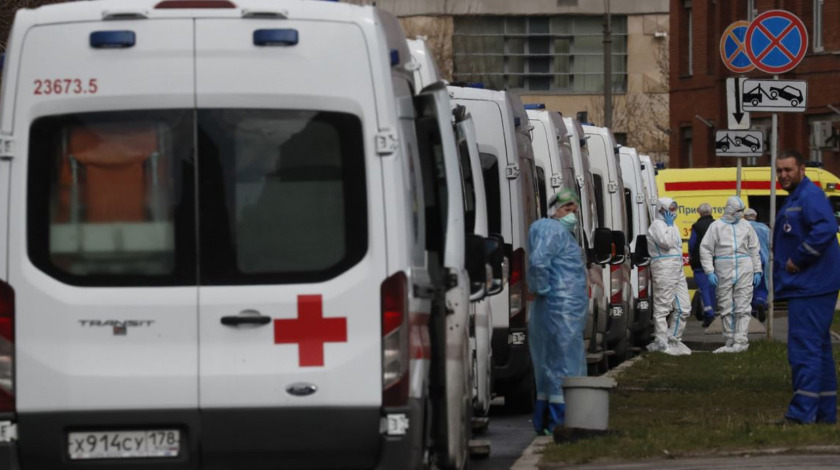 Rusya'da yeni vaka sayısında rekor sayı