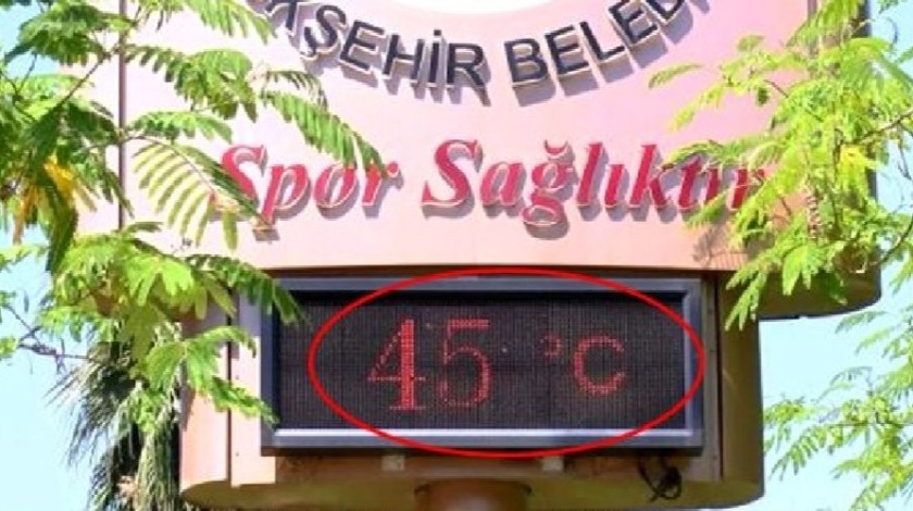 O kentte termometreler 45 dereceyi gördü