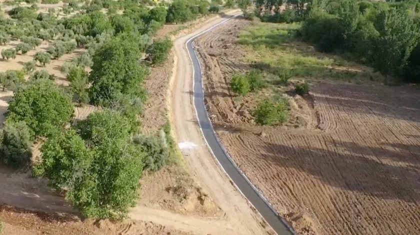 Oğuzeli'nde 'Çiftçinin Umudu Sulama Kanalı' projesi tamamlandı