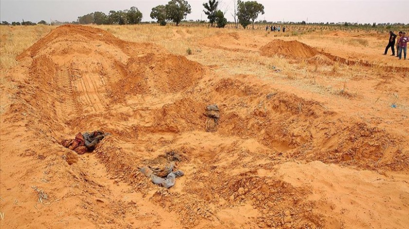 Libya'daki toplu mezarlarla ilgili savaş suçu açıklaması